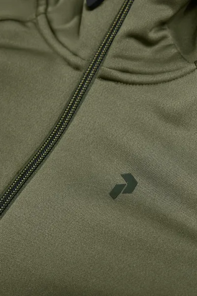 Mikina Peak Performance Jr Rider Essentials Zip Hue Shadow Pine Needle