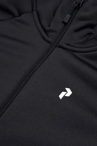 Mikina Peak Performance Jr Rider Essentials Zip Hue Shadow Black