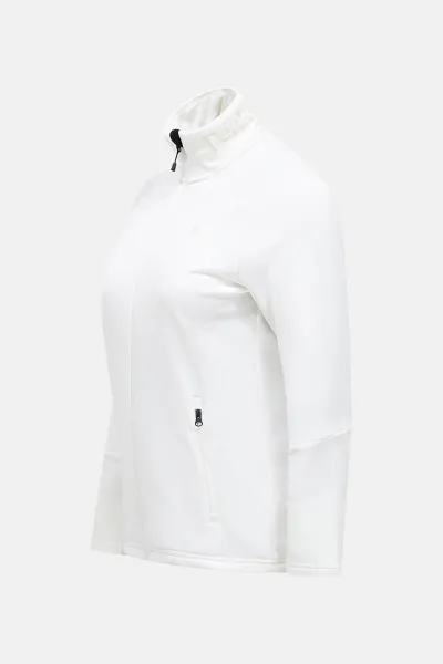 Mikina Peak Performance W Rider Essentials Zip Jaue Shadow Offwhite