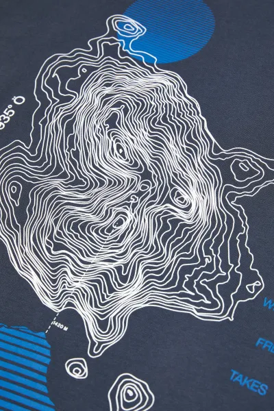 Tričko Peak Performance M Graphic Tee Mountain Mist