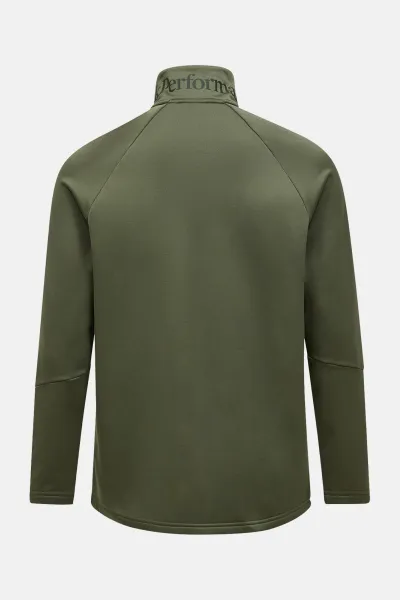 Mikina Peak Performance M Rider Essentials Zip Jaue Shadow Pine Needle