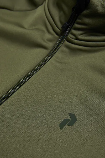 Mikina Peak Performance M Rider Essentials Zip Jaue Shadow Pine Needle