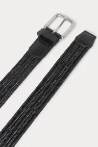 Opasok Hackett London Tubulr Crd Plait Blt Black
