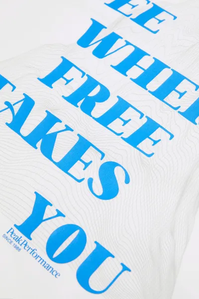 Tričko Peak Performance M Graphic Tee Offwhite