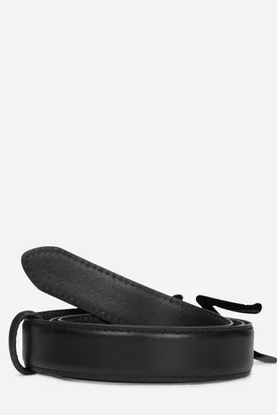 Opasok Karl Lagerfeld K/SIGNATURE čierna farba, A1W33205