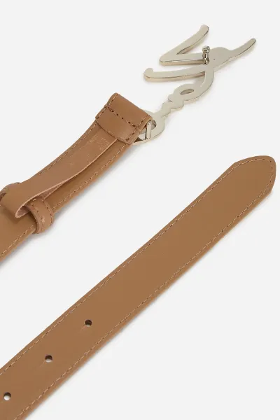 Opasok Karl Lagerfeld K/SIGNATURE čierna farba, A1W33205