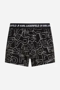 Boxerky Karl Lagerfeld 3-pak čierna farba, A3M47014