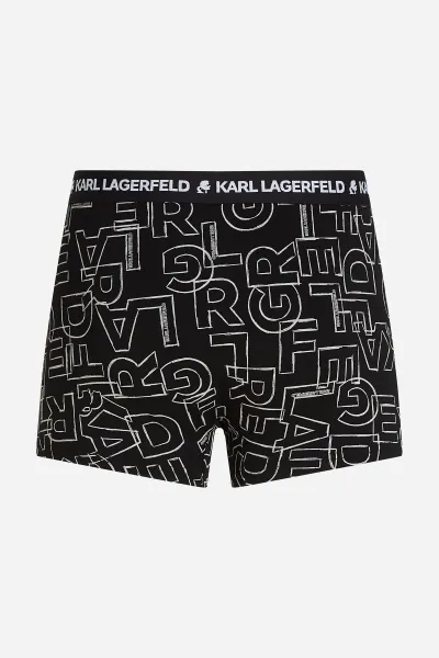 Boxerky Karl Lagerfeld 3-pak čierna farba, A3M47014