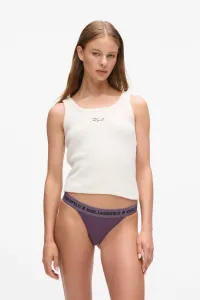 Spodná Bielizeň Karl Lagerfeld Logo Brazilian Multiband Windsorwine-Etherea-Violet