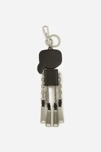 Kľúčenka Karl Lagerfeld K/Ikon Metal Keychain Black-Nickel