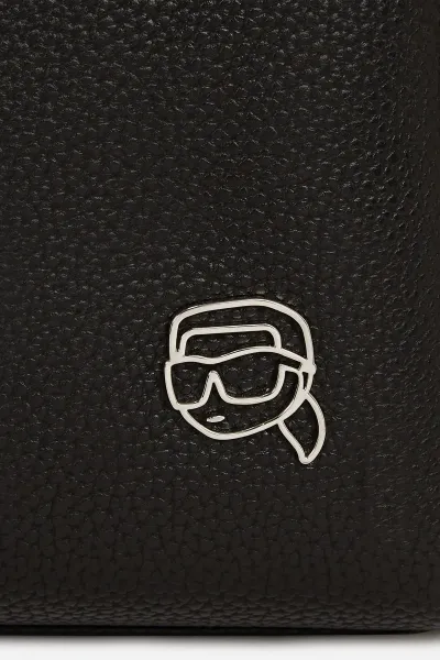 Cestovná taška Karl Lagerfeld K/ICON čierna farba, A3M30169