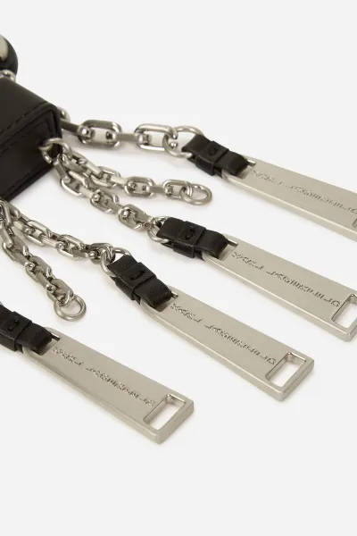 Kľúčenka Karl Lagerfeld K/Ikon Metal Keychain Black-Nickel