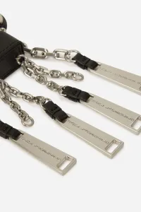 Kľúčenka Karl Lagerfeld K/Ikon Metal Keychain Black-Nickel