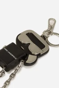 Kľúčenka Karl Lagerfeld K/Ikon Metal Keychain Black-Nickel