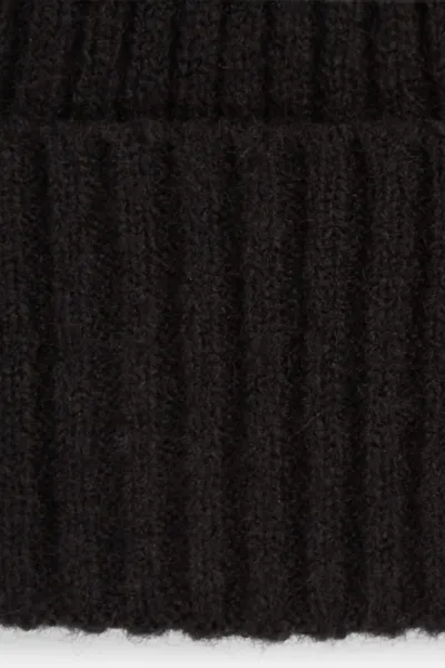 Čapica Karl Lagerfeld K/Monogram Knit Beanie Black