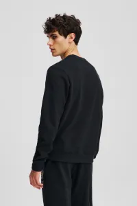 Mikina Karl Lagerfeld Hotel Karl Crest Sweatshirt Black