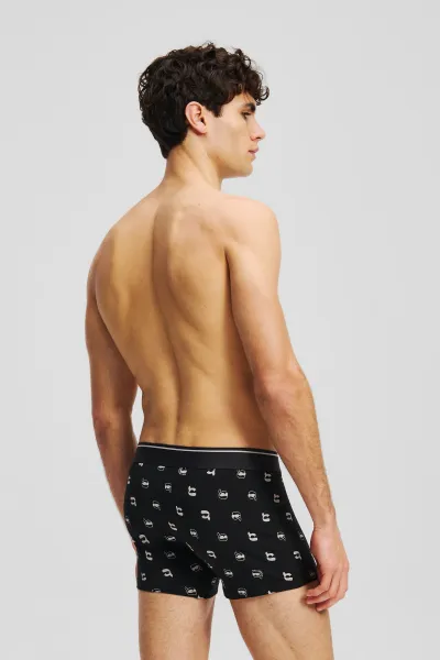Boxerky Karl Lagerfeld 3-pak čierna farba, A3M47008
