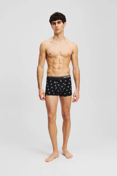 Boxerky Karl Lagerfeld 3-pak čierna farba, A3M47008