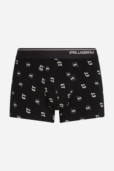 Boxerky Karl Lagerfeld 3-pak čierna farba, A3M47008