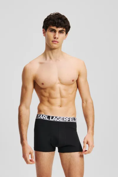 Spodná Bielizeň Karl Lagerfeld Bold Elastic Trunk Black