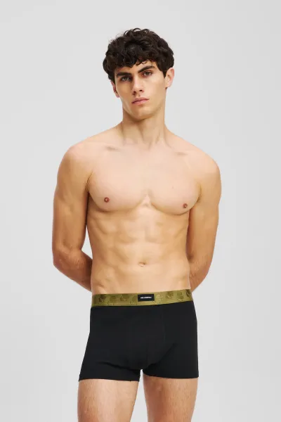 Boxerky Karl Lagerfeld 3-pak čierna farba, A3M47002