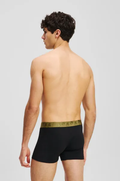 Boxerky Karl Lagerfeld 3-pak čierna farba, A3M47002