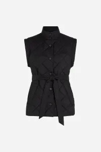 Vesta Karl Lagerfeld Lightweight Quilted Gilet Black