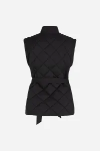 Vesta Karl Lagerfeld Lightweight Quilted Gilet Black