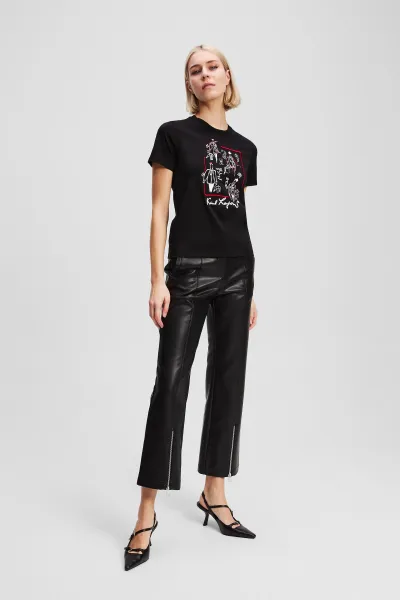 Tričko Karl Lagerfeld Karl Series T-Shirt Black