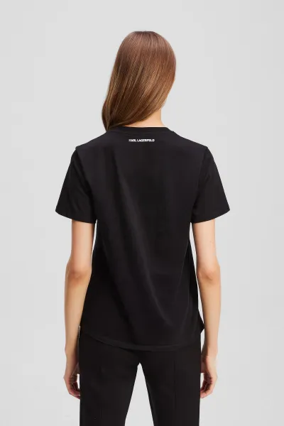 Tričko Karl Lagerfeld Rsg T-Shirt Black