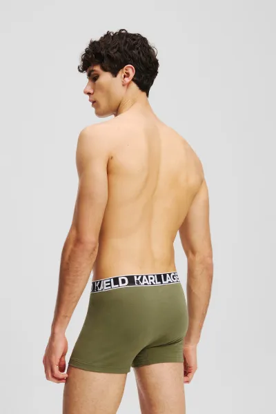 Spodná Bielizeň Karl Lagerfeld Bold Elastic Trunk Midnight-Black-Olive