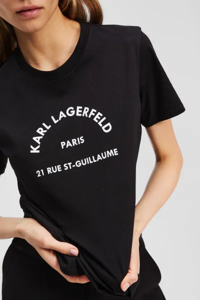 Tričko Karl Lagerfeld Rsg T-Shirt Black