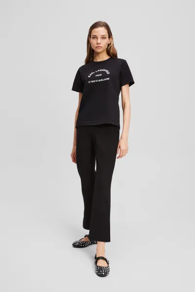 Tričko Karl Lagerfeld Rsg T-Shirt Black
