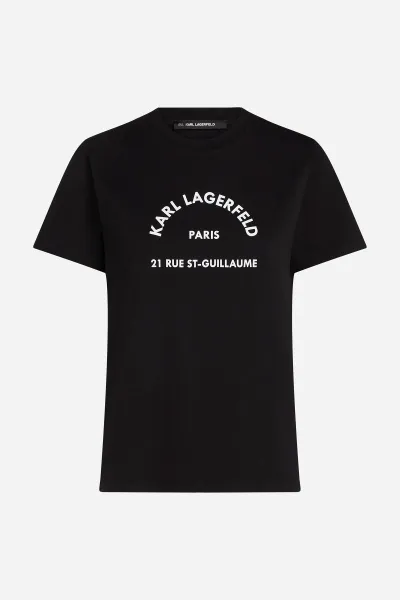 Tričko Karl Lagerfeld Rsg T-Shirt Black