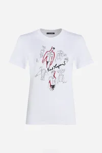 Tričko Karl Lagerfeld Karl Series T-Shirt White