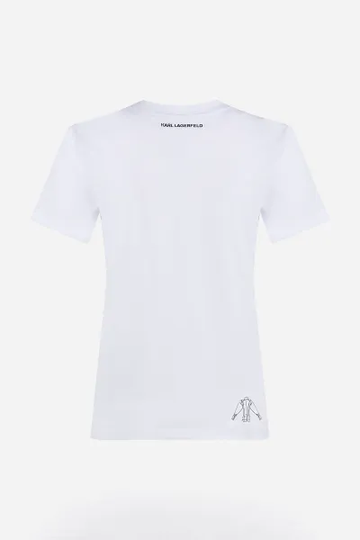 Tričko Karl Lagerfeld Karl Series T-Shirt White