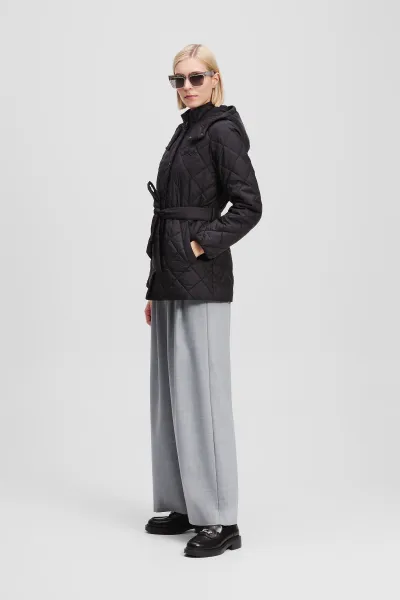 Bunda Karl Lagerfeld Lightweight Quilted Jacket Black