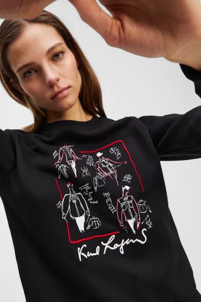 Mikina Karl Lagerfeld Karl Series Sweatshirt Black