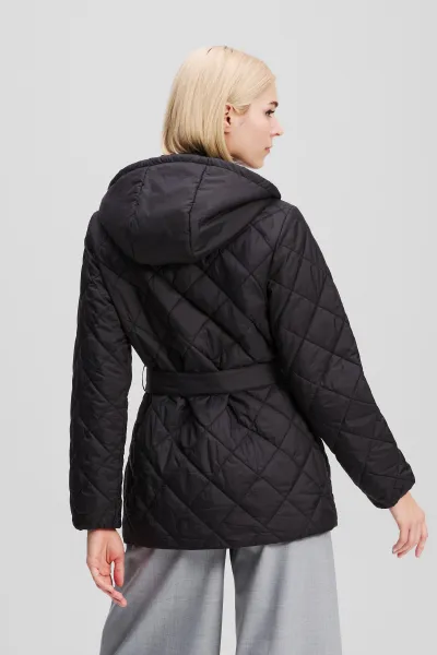 Bunda Karl Lagerfeld Lightweight Quilted Jacket Black