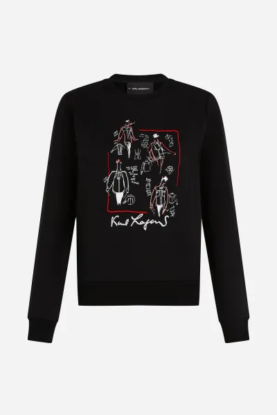 Mikina Karl Lagerfeld Karl Series Sweatshirt Black