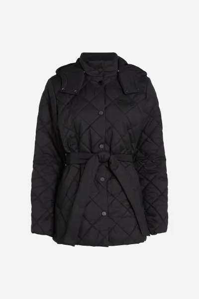 Bunda Karl Lagerfeld Lightweight Quilted Jacket Black