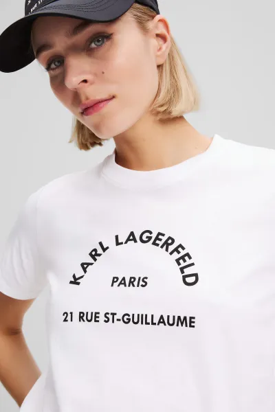 Tričko Karl Lagerfeld Rsg T-Shirt White