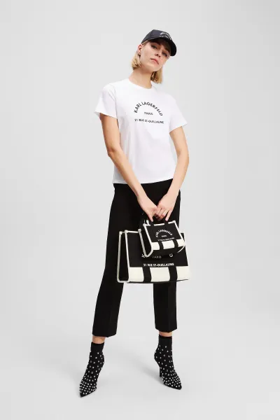 Tričko Karl Lagerfeld Rsg T-Shirt White