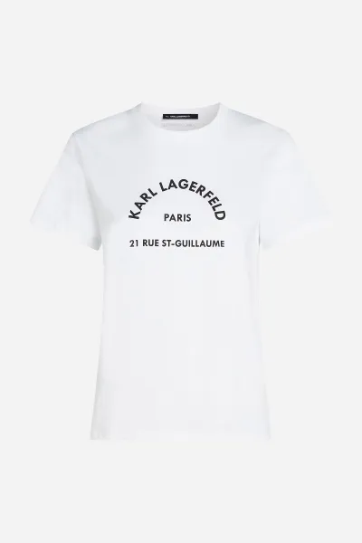 Tričko Karl Lagerfeld Rsg T-Shirt White