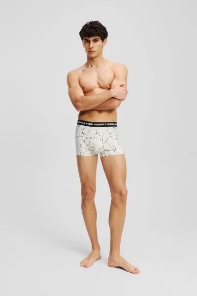 Boxerky Karl Lagerfeld 3-pak čierna farba, A3M47013