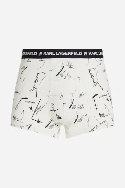 Boxerky Karl Lagerfeld 3-pak čierna farba, A3M47013