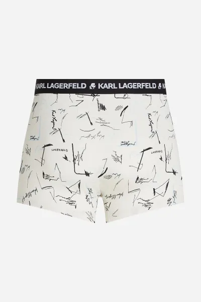 Boxerky Karl Lagerfeld 3-pak čierna farba, A3M47013