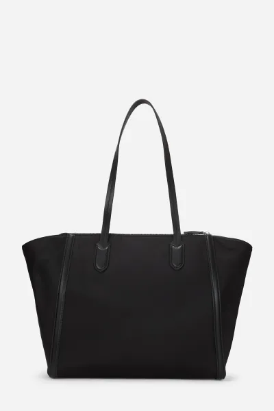 Kabelka Karl Lagerfeld Ikon Nylon E/W Tote Black