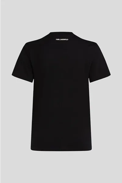Tričko Karl Lagerfeld Karl Orchid Logo T-Shirt Black