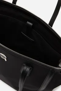 Kabelka Karl Lagerfeld Ikon Nylon E/W Tote Black